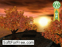 Скачать программа “Осенний закат” –  Анимированные Обои бесплатно