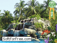Скачать программа “Тропический водопад” – Анимированные Обои бесплатно