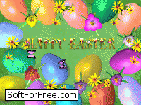 Скачать программа «Пасхальные яйца» — Анимированная Заставка бесплатно