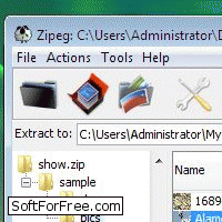 Скачать программа Zipeg for Windows бесплатно