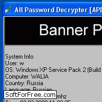 Скачать программа All Password Decrypter бесплатно