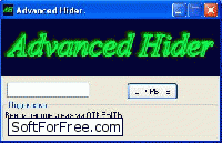 Скачать программа Advanced Hider бесплатно