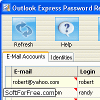 Скачать программа Outlook Express Password Recovery бесплатно