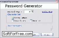 Скачать программа Password Generator бесплатно