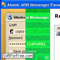 Atomic MSN Password Recovery скачать