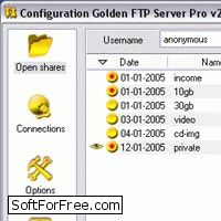 Скачать программа Golden FTP Server бесплатно