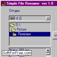Скачать программа Simple File Renamer бесплатно