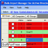 Скачать программа Algoware Active Directory Bulk Import бесплатно