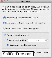 Скачать программа Auto Mute for Mac бесплатно