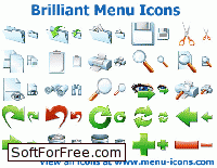Скачать программа Brilliant Menu Icons бесплатно