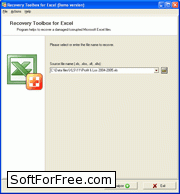 Скачать программа Excel Recovery Free бесплатно