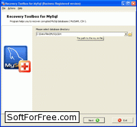 Скачать программа MySQL Recovery Tool Free бесплатно