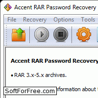 Скачать программа Accent RAR Password Recovery бесплатно