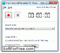 Скачать программа Free Video Call Recorder for Skype бесплатно