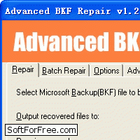 Скачать программа Advanced BKF Repair бесплатно