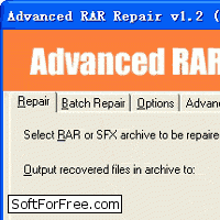 Скачать программа Advanced RAR Repair бесплатно