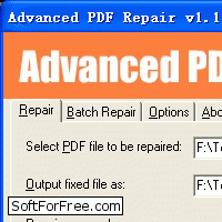 Скачать программа Advanced PDF Repair бесплатно