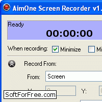 Скачать программа AimOne Screen Recorder бесплатно