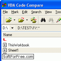 Скачать программа VBA Code Compare бесплатно
