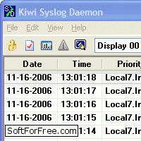 Скачать программа Kiwi Syslog Daemon бесплатно