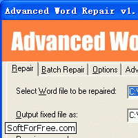 Скачать программа Advanced Word Repair бесплатно