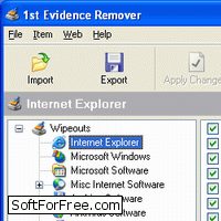 Скачать программа 1st Evidence Remover бесплатно