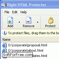 Скачать программа Right HTML Protector бесплатно
