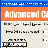 Скачать программа Advanced CAB Repair бесплатно