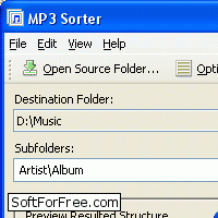Скачать программа MP3 Sorter бесплатно
