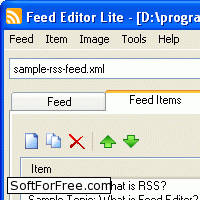 Скачать программа Feed Editor Lite бесплатно