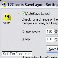 Скачать программа 12Ghosts SaveLayout бесплатно